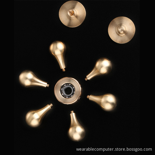 Promotion Gift Desk Toy Brass Gyroscope Mini Fidget Kids Spinner